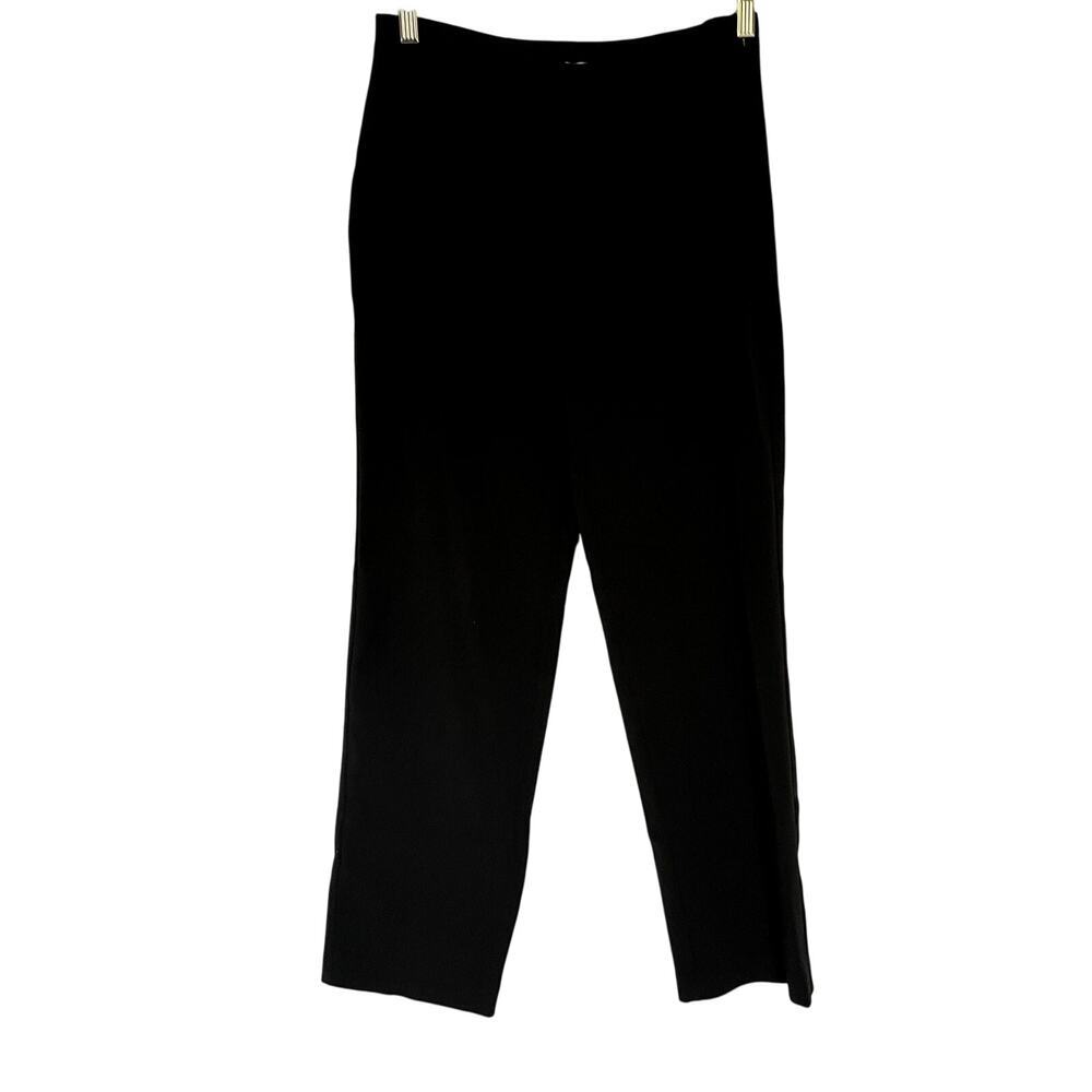 JM Collection Petite black pants women's size 6 trousers side zip business